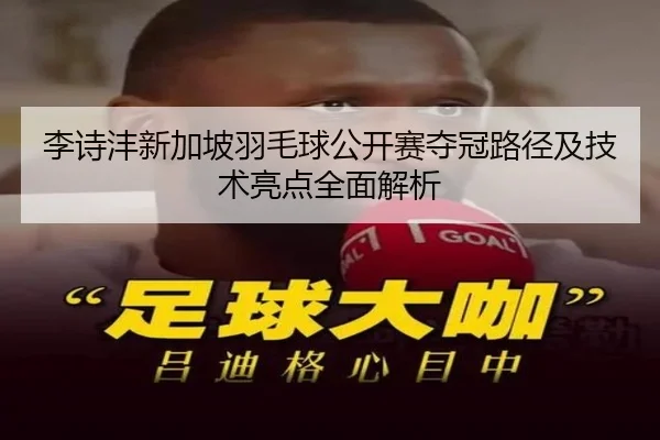 李诗沣新加坡羽毛球公开赛夺冠路径及技术亮点全面解析 | 9 GAME SPORTS